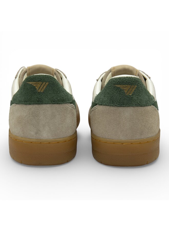 Gola CMB772WN Men's Hawk '83 Trainer Off White/Bone/Evergreen/Gum