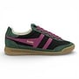 Gola CLB577BN Women's Firefly Trainer Black/Pine/Fuchsia