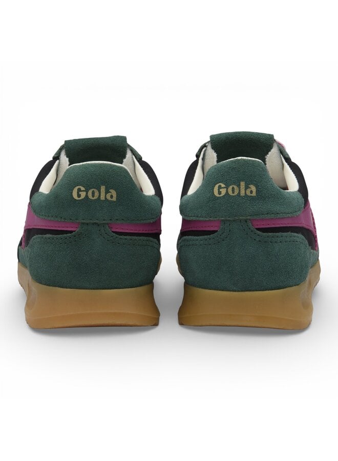 Gola CLB577BN Women's Firefly Trainer Black/Pine/Fuchsia