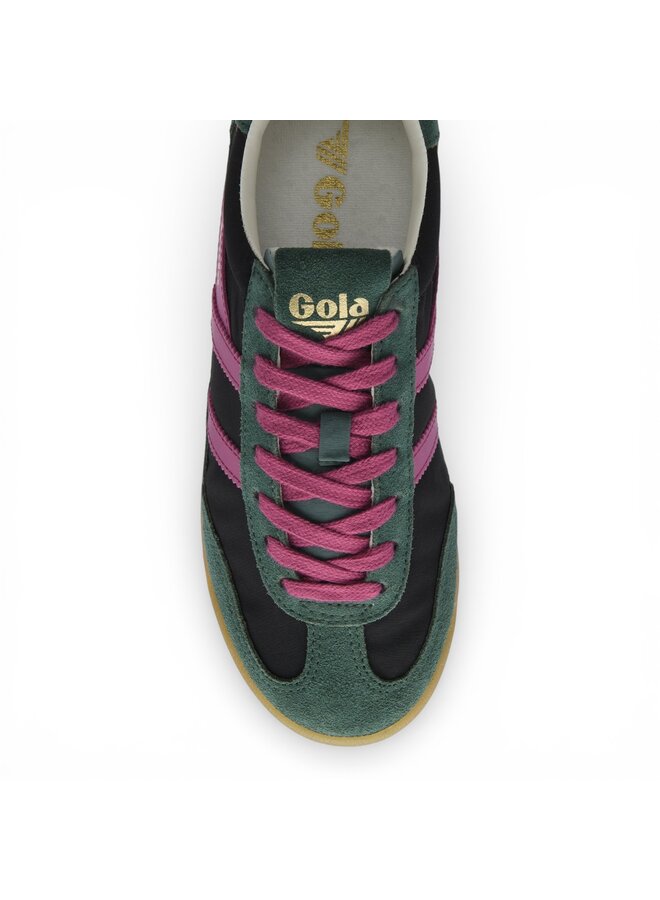 Gola Women's Firefly Trainer Black/Pine/Fuchsia