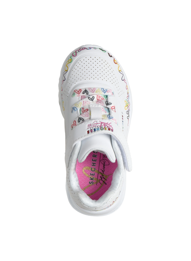 Skechers 314091N WMLT Uno Lite-Heart Craze