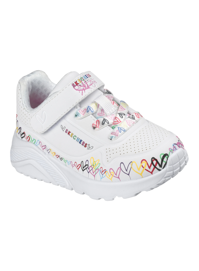 Skechers 314091N WMLT Uno Lite-Heart Craze