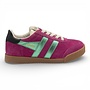 Gola CKA790KN Children's Glitz Elan Trainer Fuchsia/Emerald/ Black