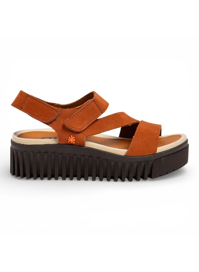 The Art Company 1573 Nobuck D. Orange-Brown/Brighton