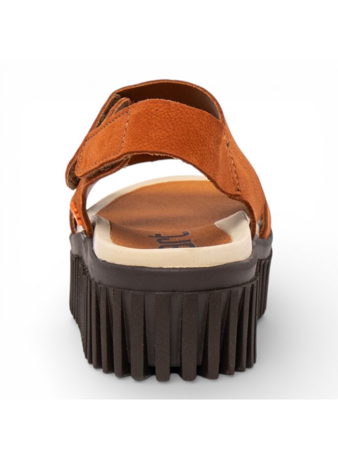 The Art Company 1573 Nobuck D. Orange-Brown/Brighton