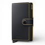 Secrid Miniwallet Matte Black & Ochre