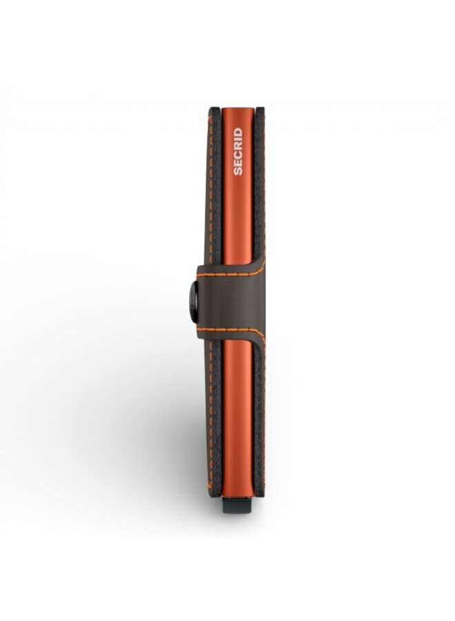 Secrid Miniwallet Matte Truffle & Orange