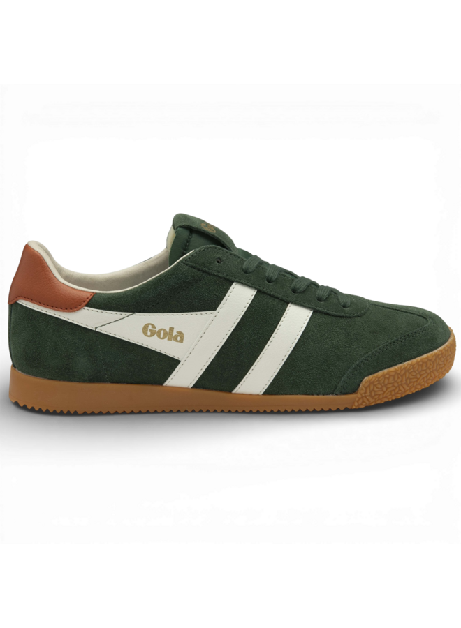 Gola CMB538NI Men's Elan Trainer Evergreen/Off White/Moody Orange