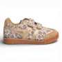 Gola Children's Harrier Safari Strap Trainer Snow Leopard/ Light Caramel/Gold