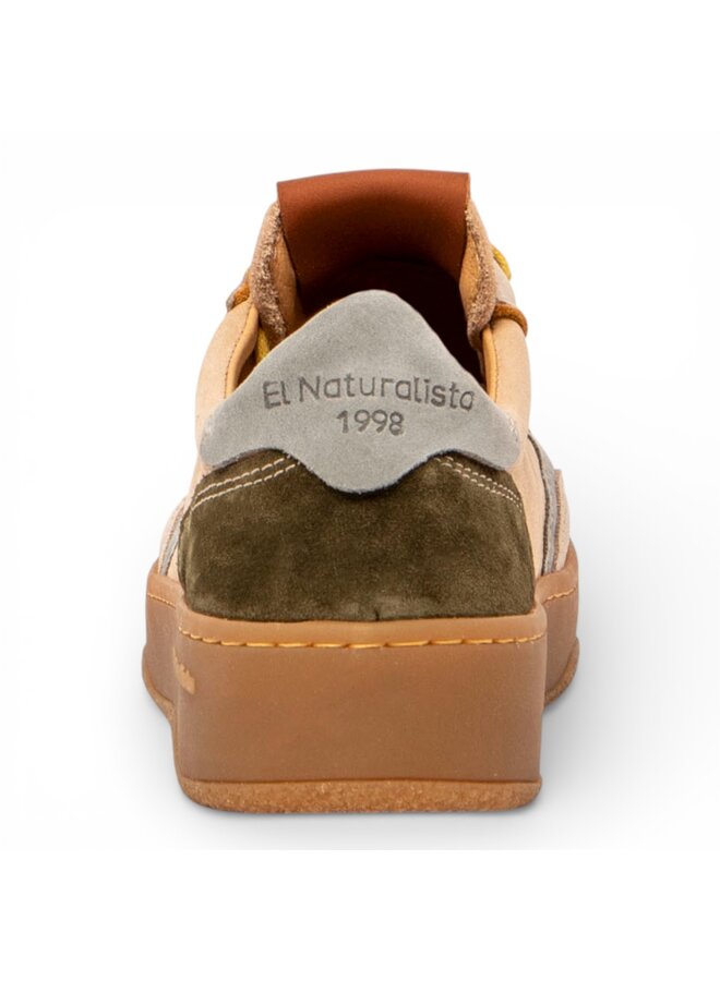 El Naturalista  N5844 Multi Leather Cream-Yellow/Geo