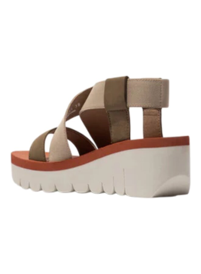 Fly London P144922011 Cupido/Elastic Military/Beige/Brick
