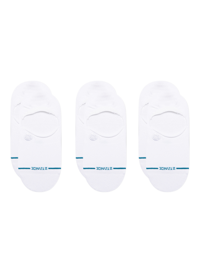 Stance Icon No Show 3 Pack White
