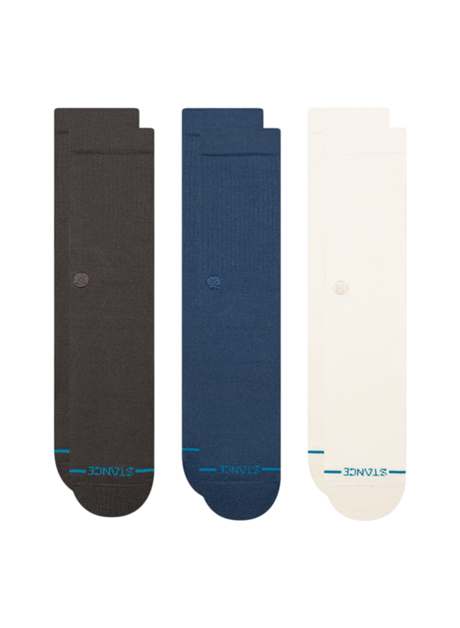 Stance Icon 3 Pack Charcoal