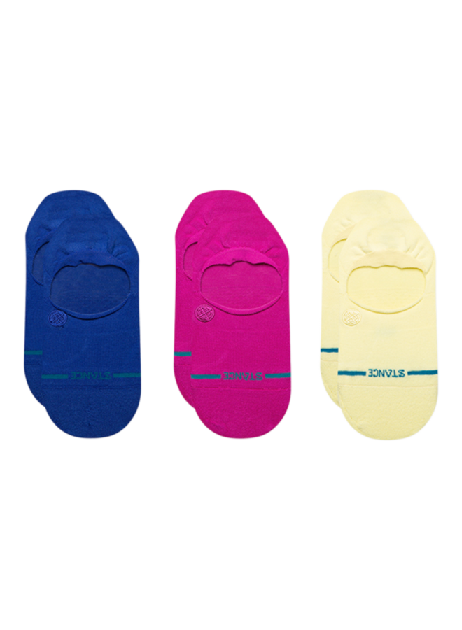 Stance Womens Icon No Show 3 Pack Cobalt Blue