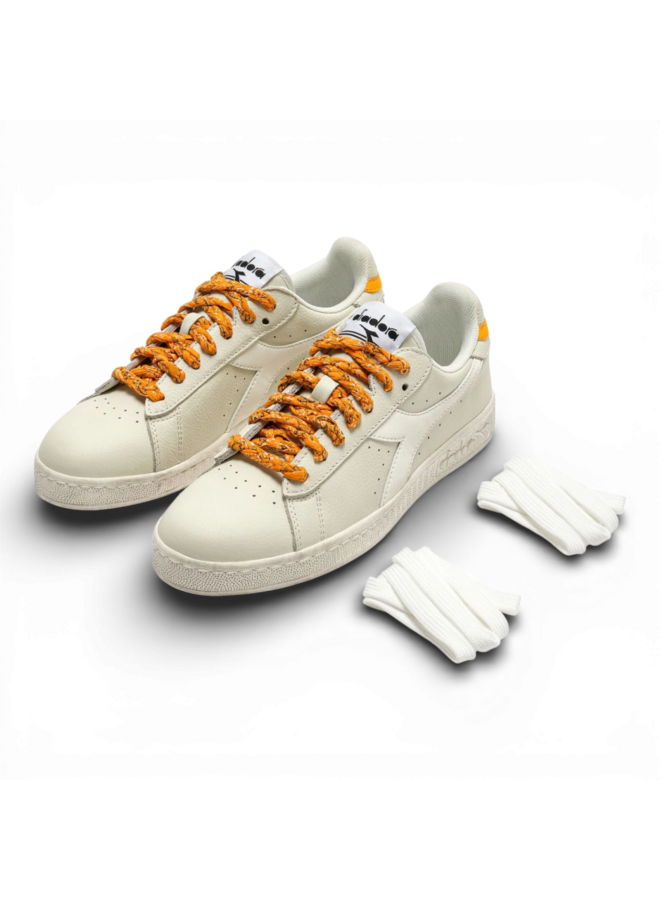 Diadora 501.182844 Game Low Waxed Paisley WN White/ Zinnia