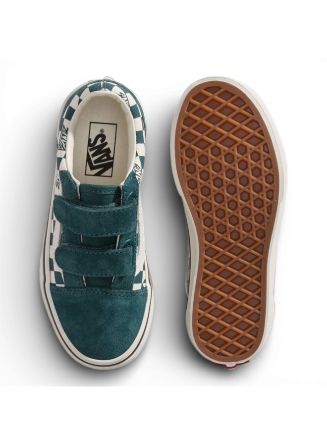 Vans Old Skool V Geo Check Mystic Moss