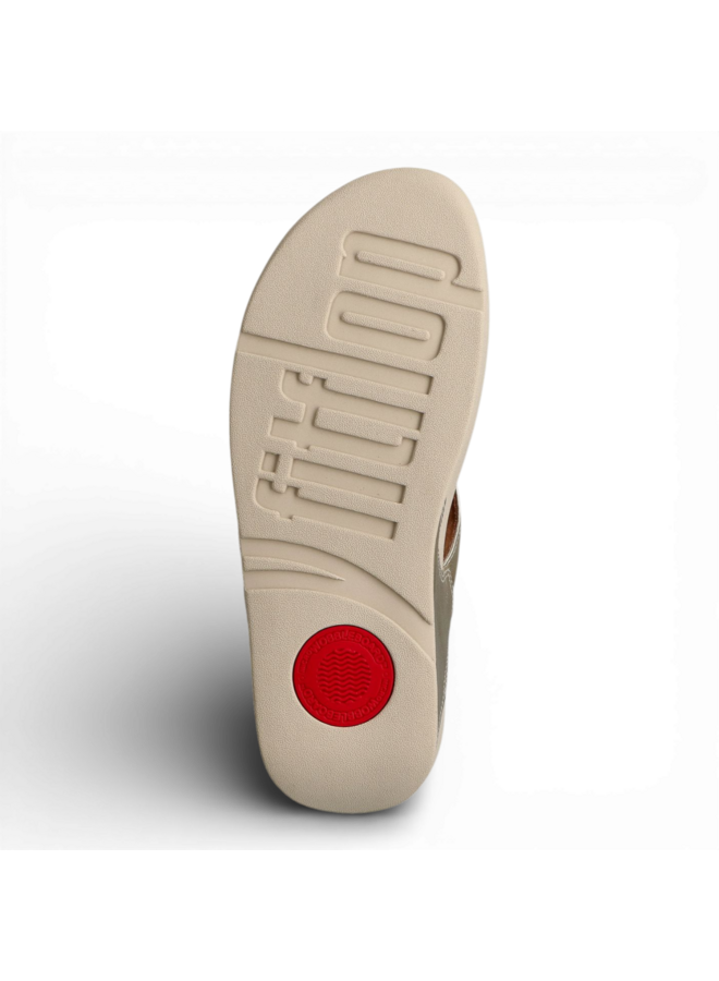 Fitflop Lulu Leather Toepost Platino