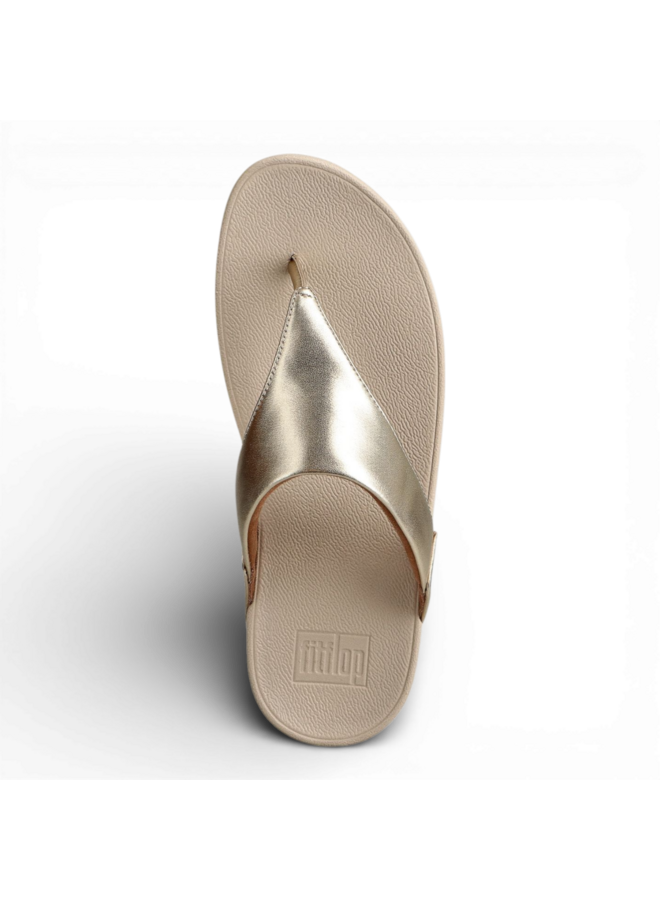 Fitflop Lulu Leather Toepost Platino