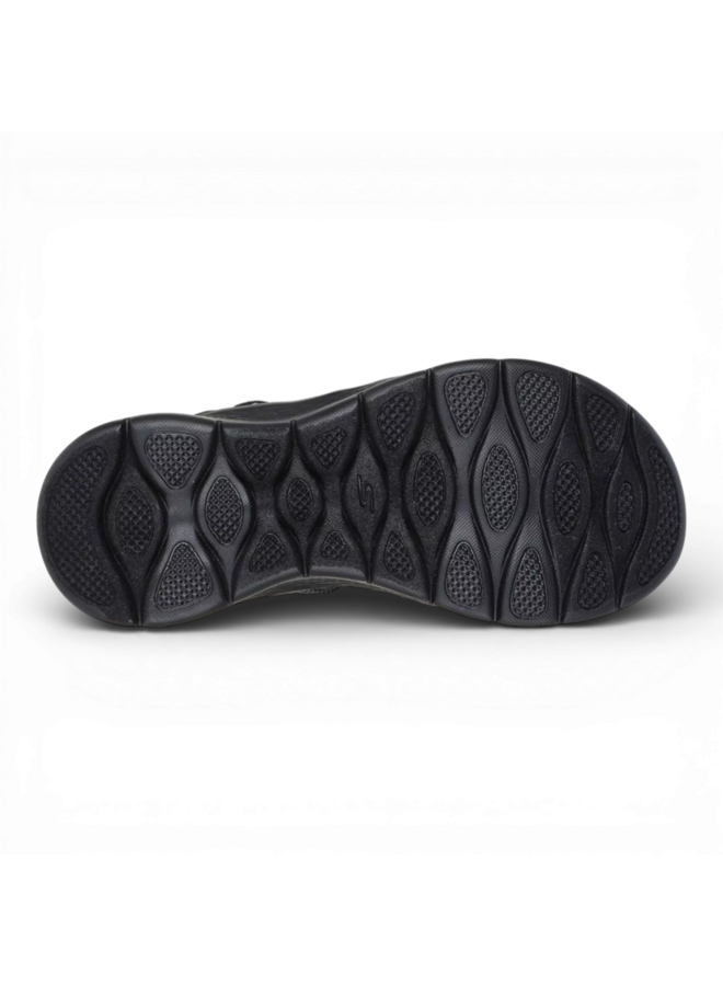 Skechers 141473 Go Walk Flex Sandal - Emma Black/Grey