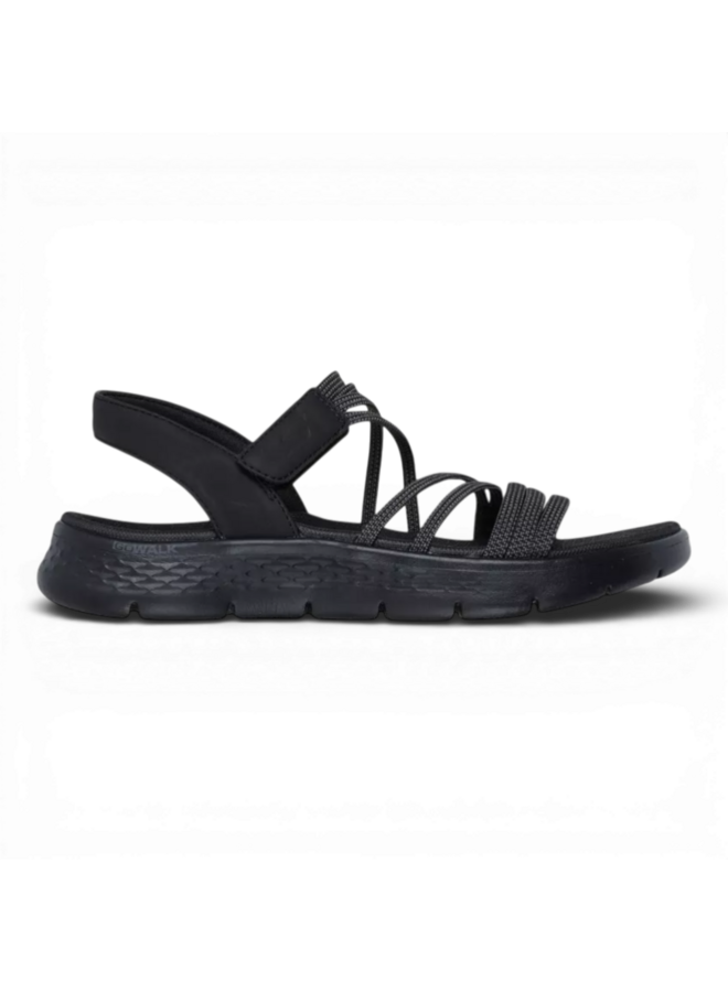 Skechers 141473 Go Walk Flex Sandal - Emma Black/Grey