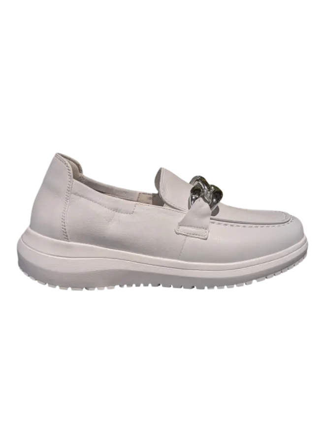 G Comfort 26295W White Softnappa Women Mocassin Ultra Light