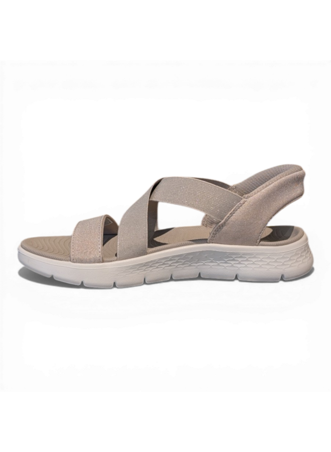 Skechers 141489 Go Walk Flex Sandal - Glimmer Taupe