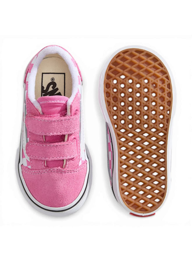Vans Old Skool V Color Theory Checkerboard Pink Fizz