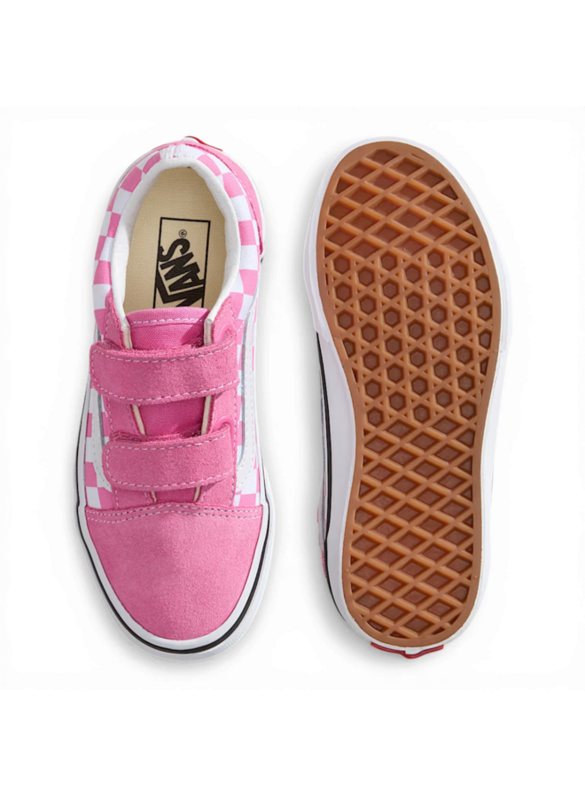 Vans Old Skool V Color Theory Checkerboard Pink Fizz