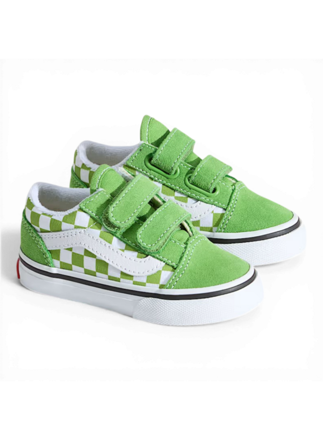Vans Old Skool V Color Theory Checkerboard Lime Burst