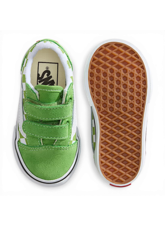 Vans Old Skool V Color Theory Checkerboard Lime Burst