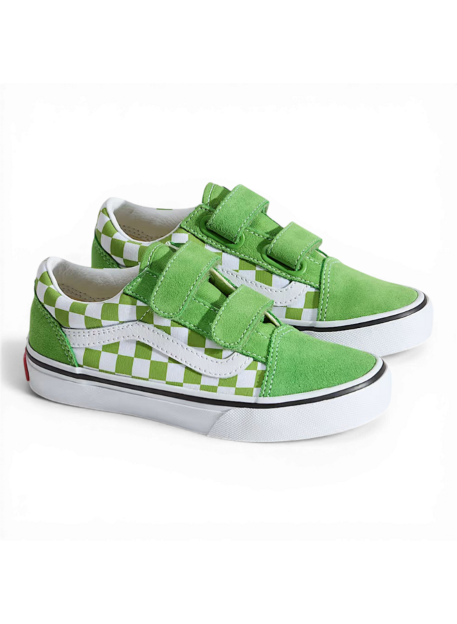 Vans Old Skool V Color Theory Checkerboard Lime Burst