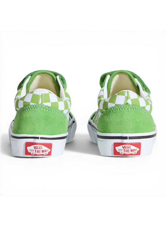 Vans Old Skool V Color Theory Checkerboard Lime Burst
