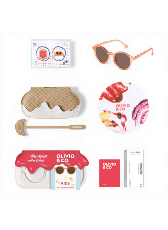 Olivio & Co OC58384 Breakfast Art - Fig Pink - Kids