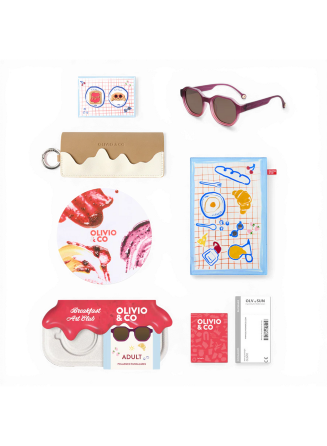 Olivio & Co OC58392 Creative D Breakfast Art - Raspberry - Adult