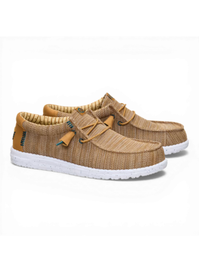 HEYDUDE Wally Stretch Sox Bone Brown/Multi