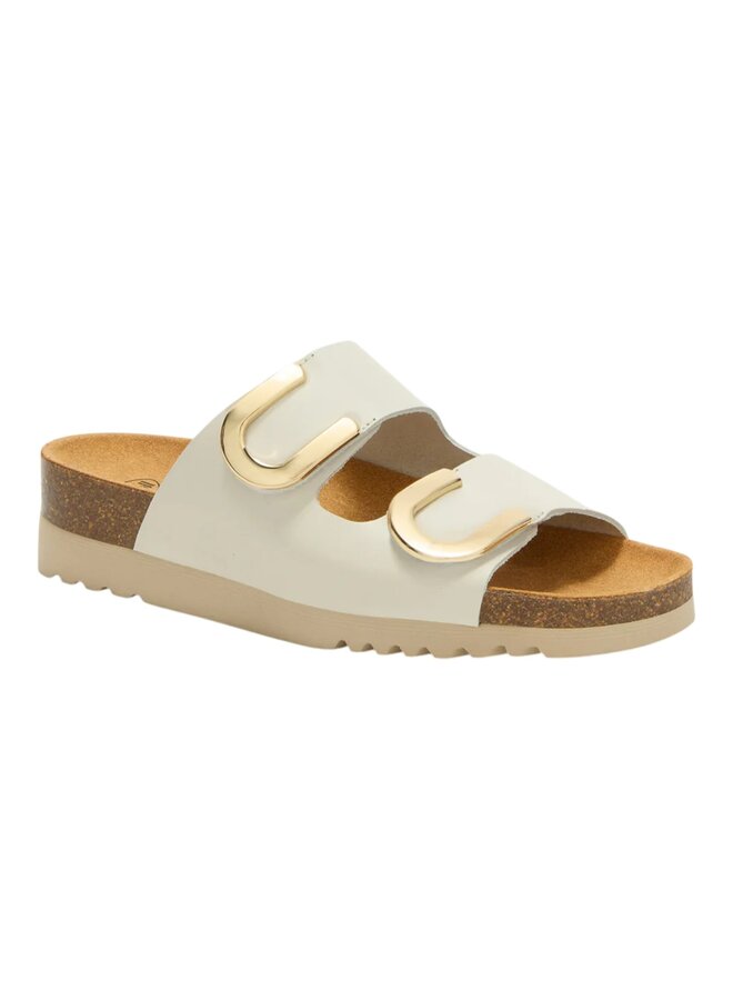 Scholl Monterey 2 Straps Off White