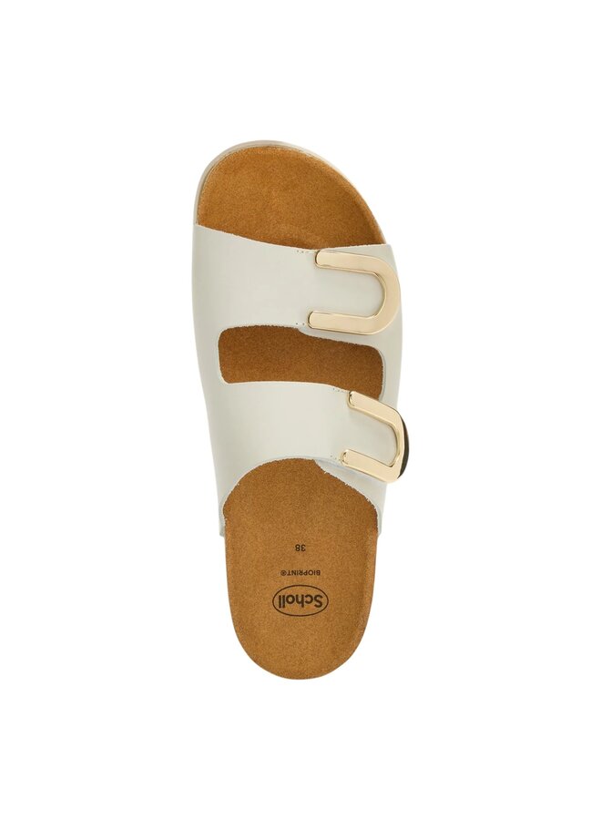 Scholl Monterey 2 Straps Off White