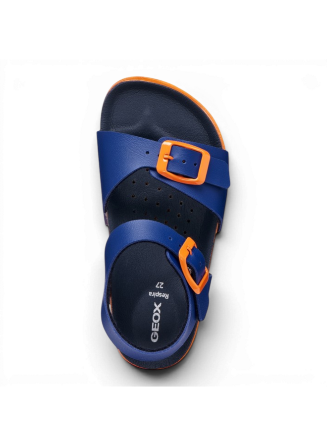 Geox J558LC J Ghita Boy Royal/Orange