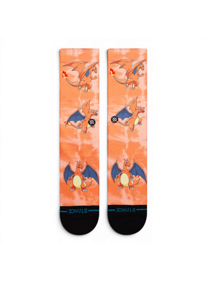 Stance Charizard Crew Orange