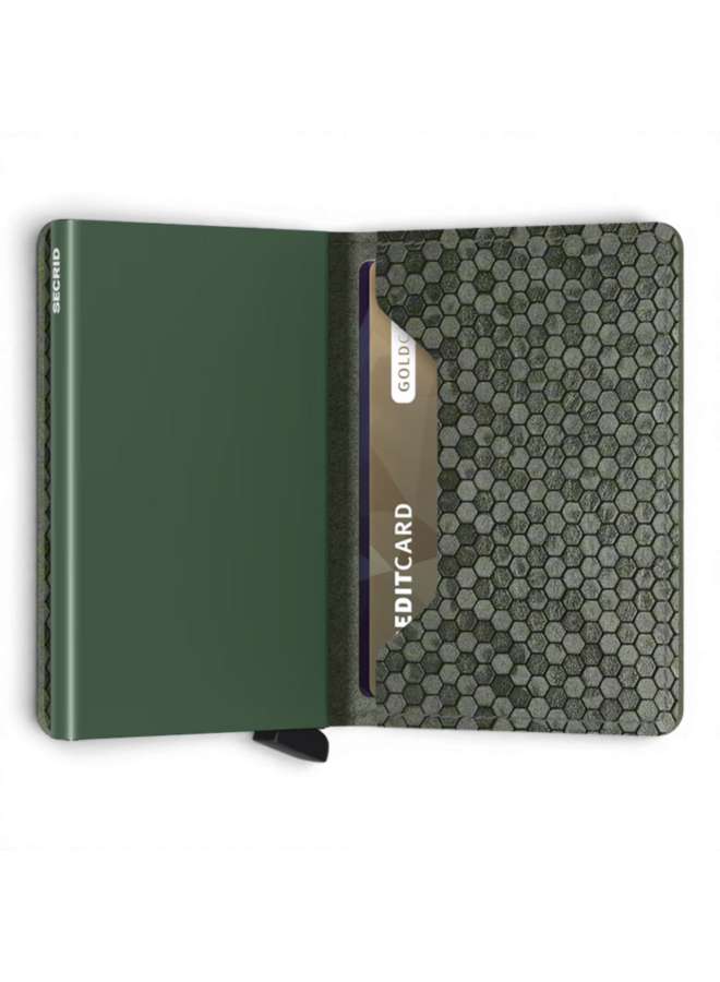 Secrid Slimwallet Hexagon Green