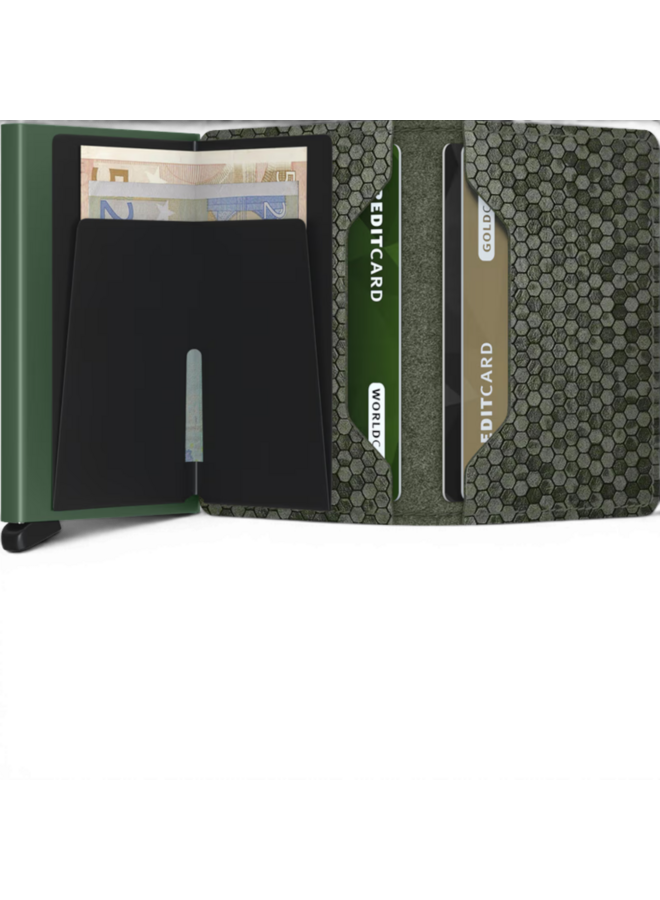 Secrid Slimwallet Hexagon Green