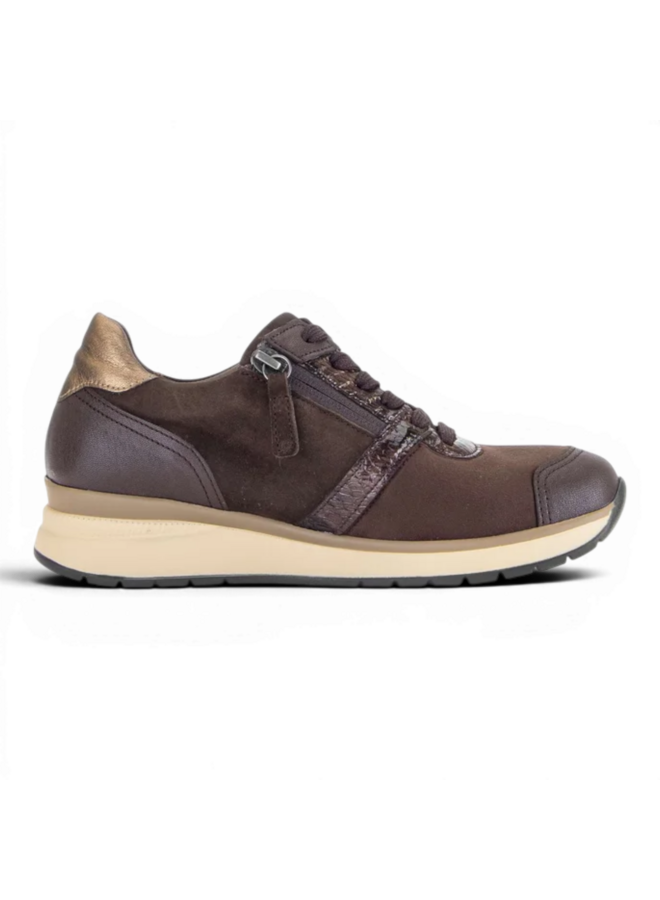 Gabor 6020.01.003 Sneaker K Breedte Mocca/Cacao
