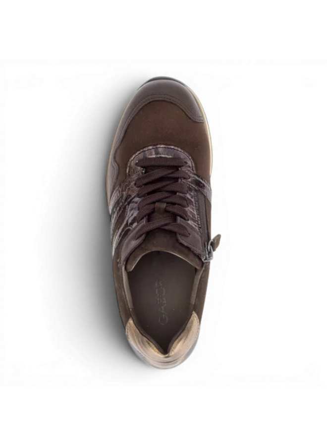 Gabor 6020.01.003 Sneaker K Breedte Mocca/Cacao