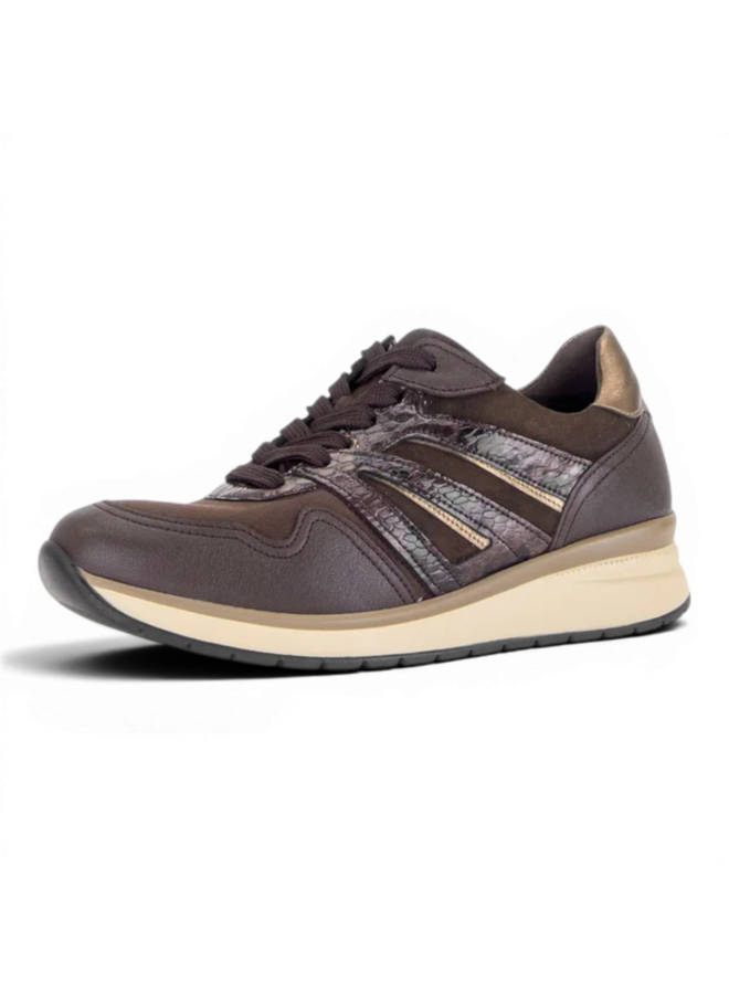 Gabor 6020.01.003 Sneaker K Breedte Mocca/Cacao