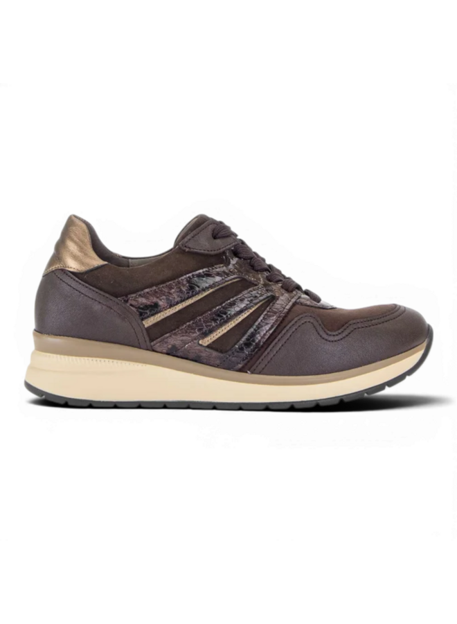 Gabor 6020.01.003 Sneaker K Breedte Mocca/Cacao