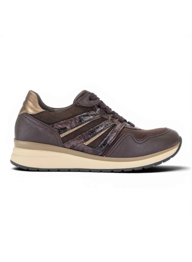 Gabor 6020.01.003 Sneaker K Breedte Mocca/Cacao