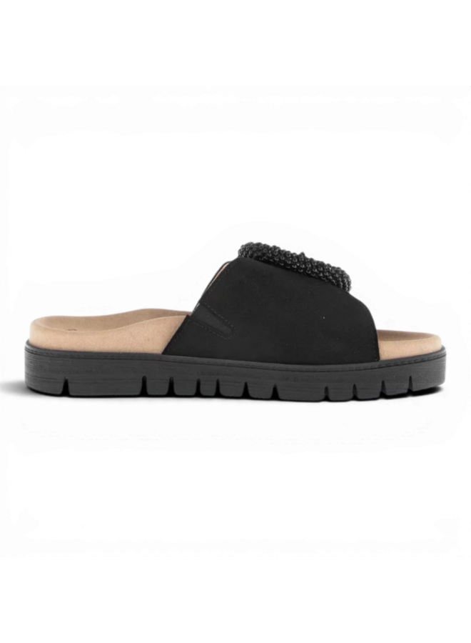 Gabor 83.745.17 Samtchevreau Zwart Slipper