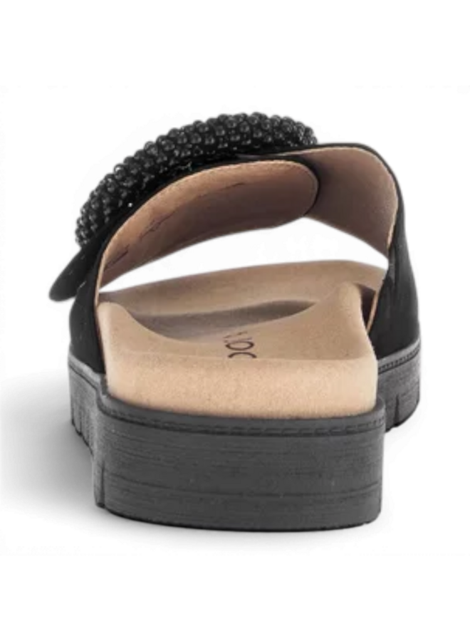 Gabor 83.745.17 Samtchevreau Zwart Slipper