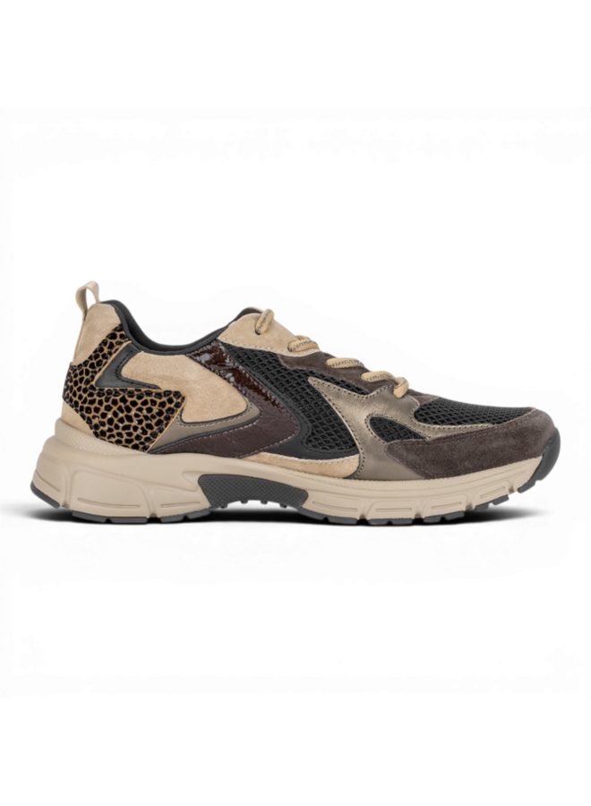 Gabor 6005.01.001 Mesh/Velour/Giraffe Black/Brown/Sand