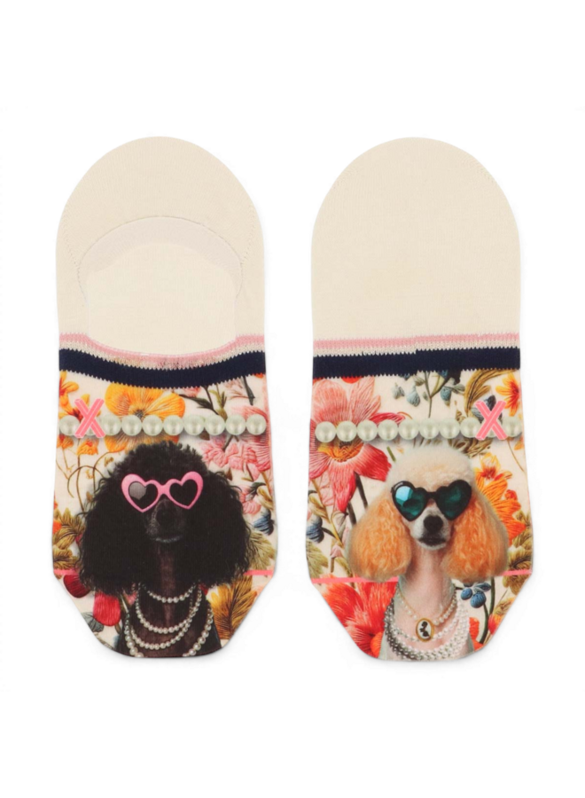 Xpooos Women Footies Poodles 301022029